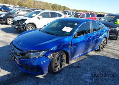 2020 Honda Civic Sport z USA, uszkodzony, nr VIN 2HGFC2F83LH523377